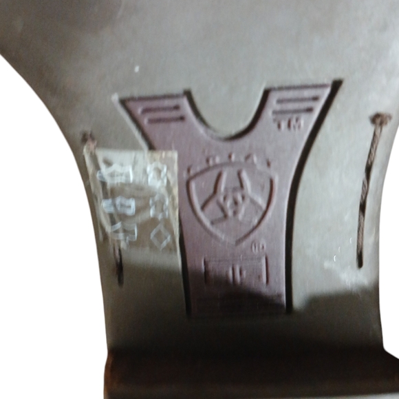 ARIAT Western Mules Distressed Studded Leather Bootie Size 7 - Picture 9 of 15